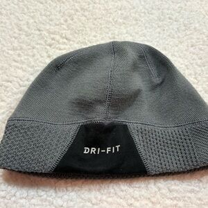 Nike Gray Beanie with Swoosh | Dri-Fit | One Size | Unisex